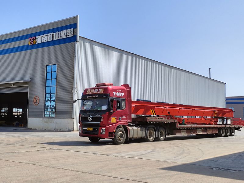 電動(dòng)葫蘆門(mén)式起重機(jī)  MHxh10t—14m 外懸3.5/1.5m 制作完成，發(fā)往青海交付客戶使用